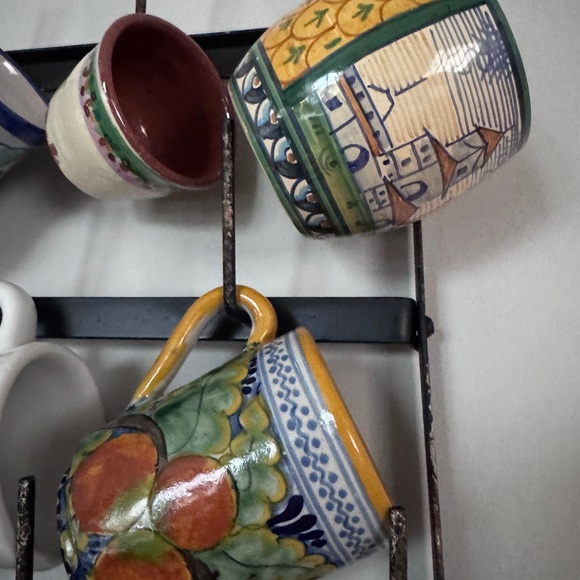 Talavera Set of Three Demitasse Cups